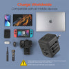 WorldCharge Universal Travel Adapter with USB-C | Black