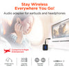 IntelliCast Flight Wireless Audio Adapter | Transmitter + Receiver | Black