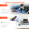 IntelliCast Flight Wireless Audio Adapter | Transmitter + Receiver | Black