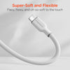 Flexi Pro USB to USB-C Soft-Touch Silicone Charge & Sync Cable | 10ft | White