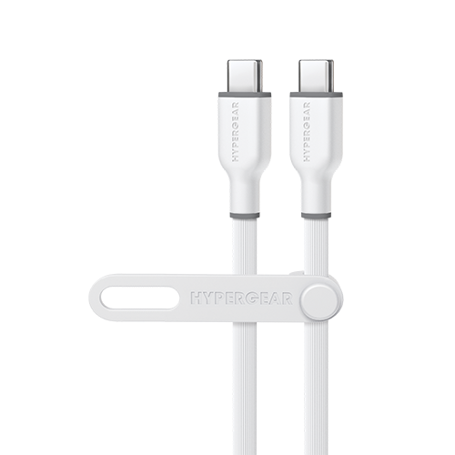 Flexi Pro USB-C to USB-C Soft-Touch Silicone Fast Charge Cable | 4ft