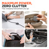 Flexi Go 100W USB-C to USB-C Retractable Cable with Ultra-Slim & Compact Case | Gray