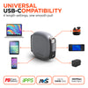 Flexi Go 100W USB-C to USB-C Retractable Cable with Ultra-Slim & Compact Case | Gray