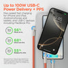 Chunky180° 100W USB-C to USB-C Rugged Fast Charge Cable | 6ft | Orange