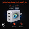 SpeedBoost 45W USB-C PD Tri-Port GaN Fast Wall Charger with PPS | White