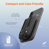5,000mAh | Mag Grip Go Magnetic Wireless Fast Charge Power Bank with Built-In Cables | Black