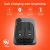 5,000mAh | Mag Grip Go Magnetic Wireless Fast Charge Power Bank with Built-In Cables | Black
