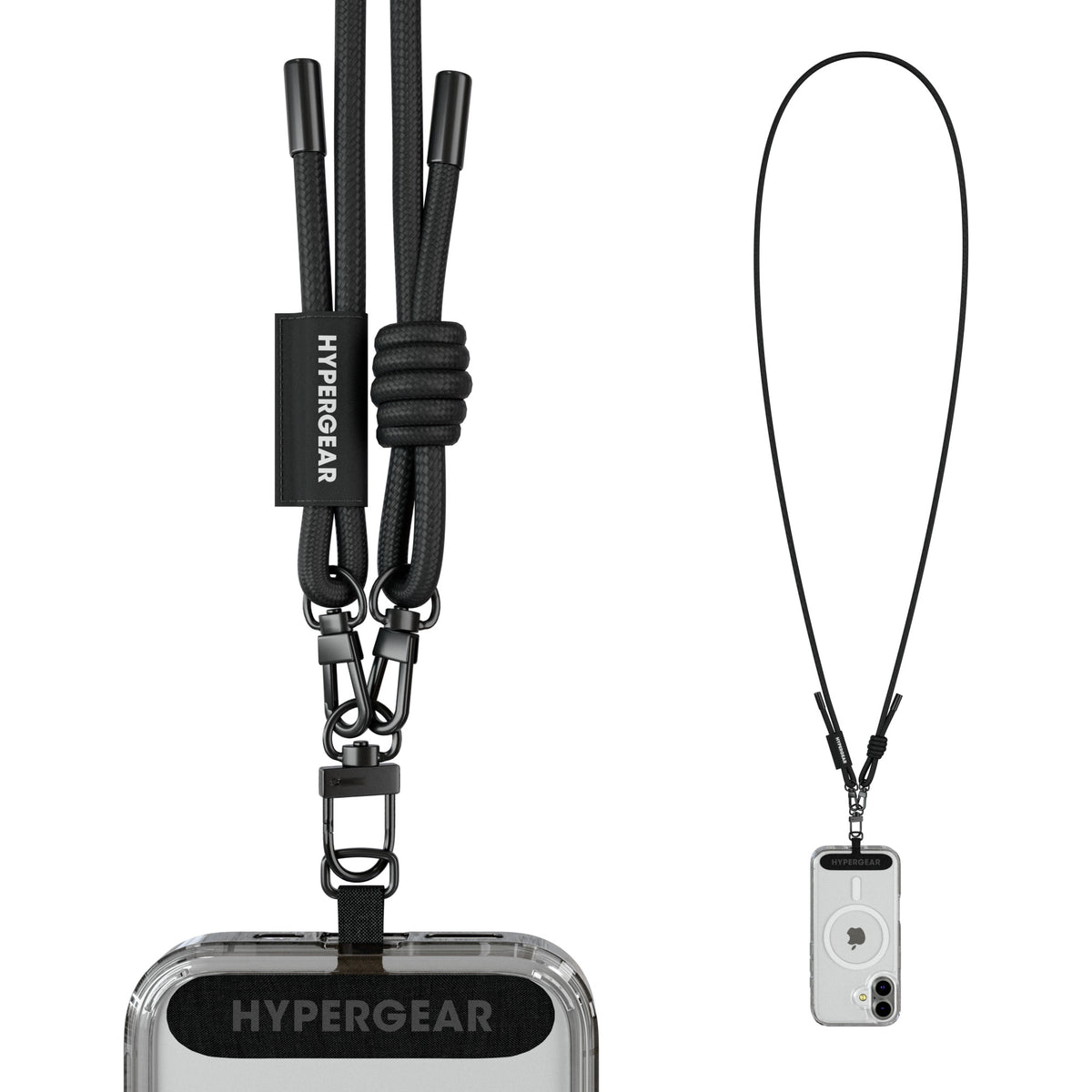 HyperGear TECHcessories | Universal Crossbody Phone Strap | Black