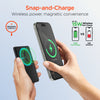 5,000mAh | Power Pack Mag Ultra-Slim Magnetic Wireless Fast Charge Power Bank | Black