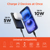 5,000mAh | Power Pack Mag Ultra-Slim Magnetic Wireless Fast Charge Power Bank | Black