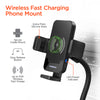 EZ Grip 15W Wireless Fast Charging Phone Mount | Cup Holder | Black