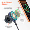 MaxCharge 15W Magnetic Wireless Fast Charging Phone Mount | Dashboard | Black
