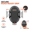 Quick Grip Cradle Phone Mount with Universal Fit Clip-On Base | Black