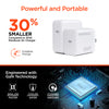 SpeedBoost 40W USB-C PD GaN Ultra-Fast Wall Charger with AVS and 60W Dynamic Boost | White