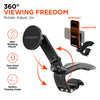 Mag Grip Magnetic Phone Mount with Universal Clip-On Base | Black