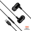 Wired USB-C High-Fidelity Metal Earbuds | Black