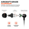Wired USB-C High-Fidelity Metal Earbuds | Black