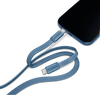 Dura Weave USB-C to USB-C Flat-Braided Cable | 4ft | Blue