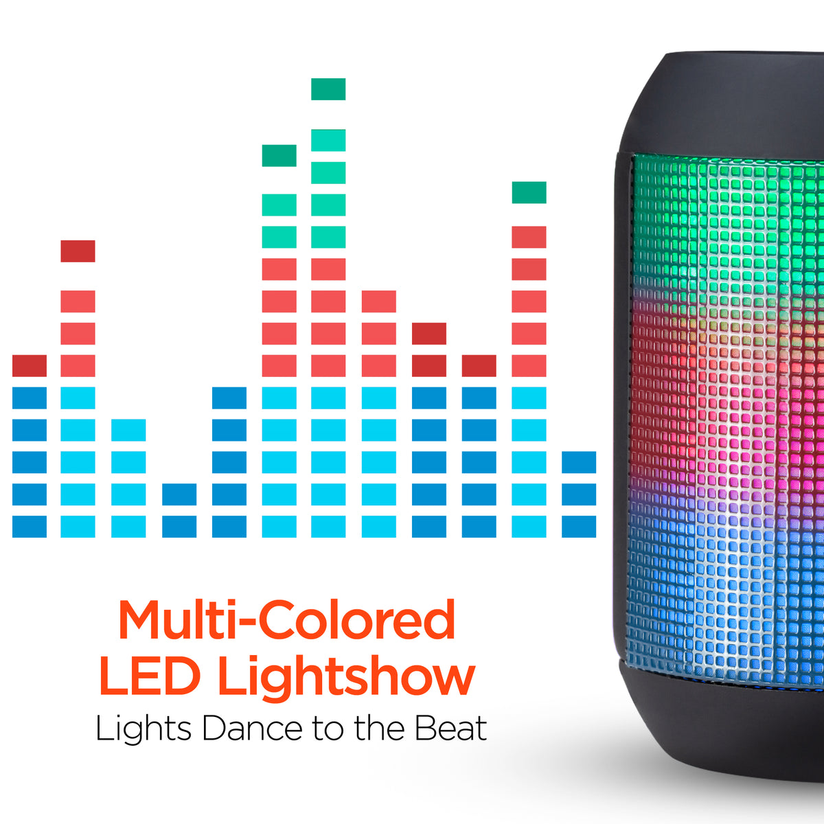 Hype Bass Bluetooth LED Color Pulse Speaker