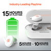 Active True Wireless Earbuds - White