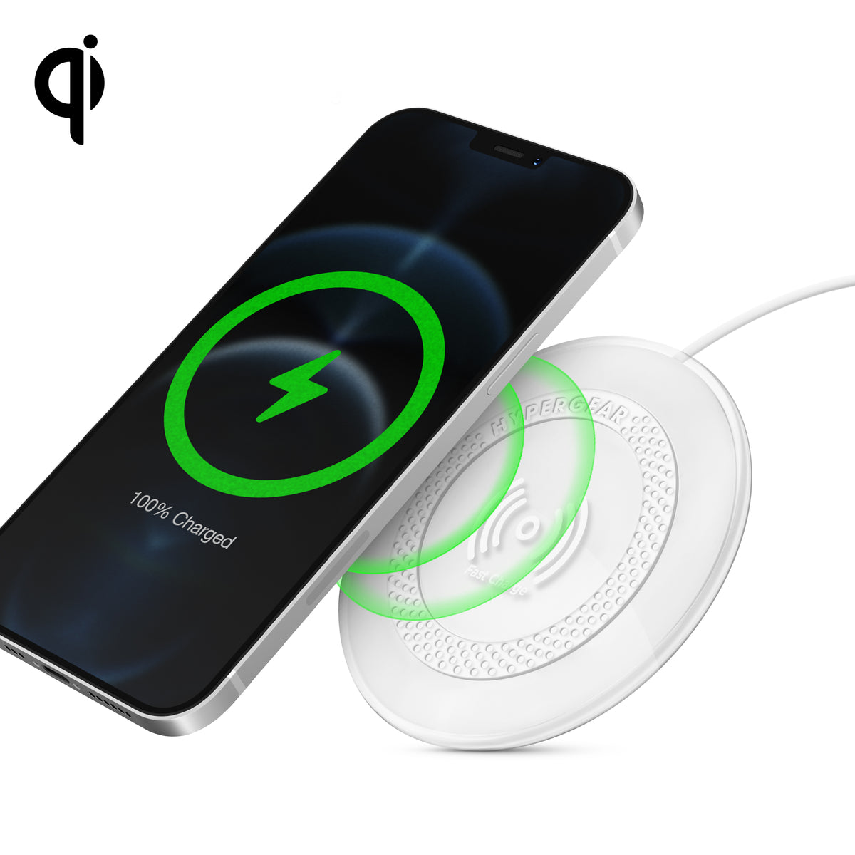 15W Wireless Charging Pad, Wireless Charger WHT
