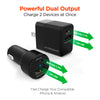 USB-C Power Delivery Bundle | 20W USB-C PD + 12W USB Fast Wall Charger and Fast Car Charger | Black