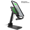 PowerFold 10W Wireless Fast Charging Stand | Black