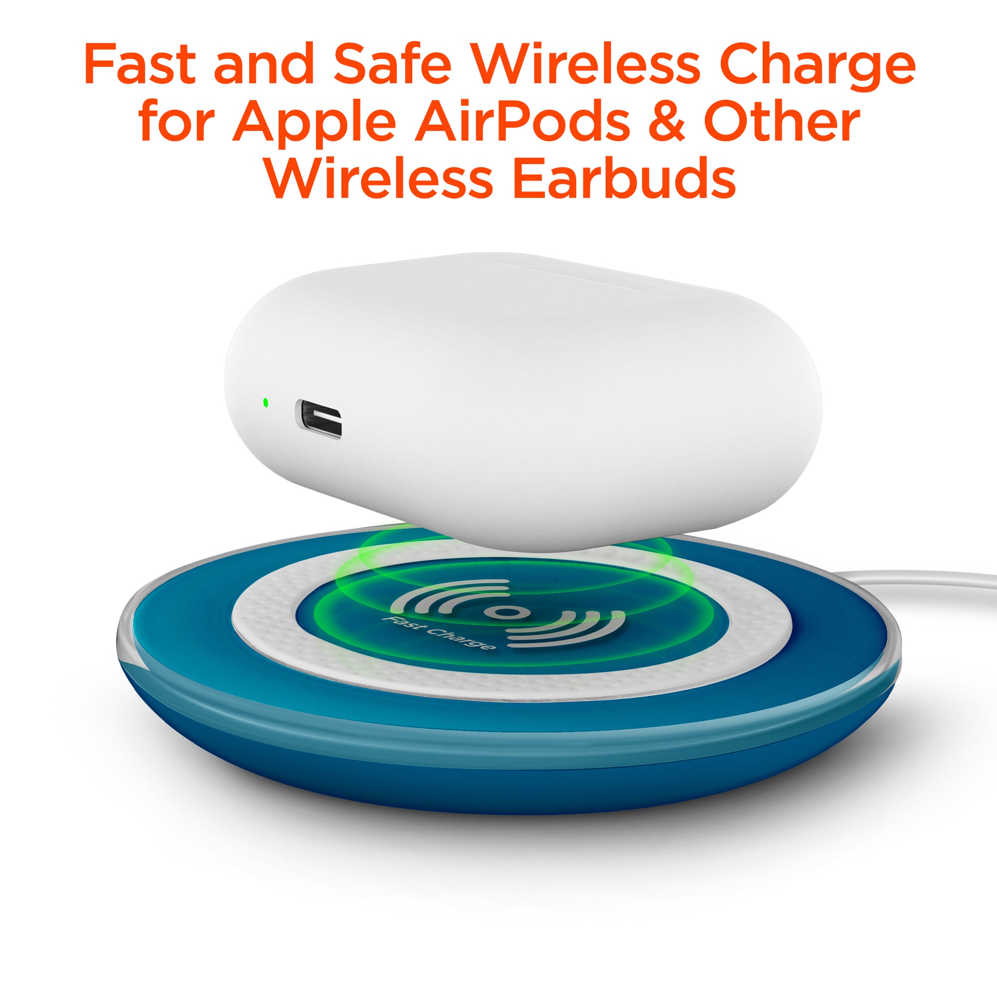 ChargePad Pro 15W Wireless Fast Charger | Blue