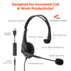 V100 Office Professional Wired Headset