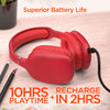 VIBE Wireless Headphones Red