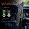 Gravity 15W Wireless Fast Charging Mount | Vent + Dashboard + Windshield | Black