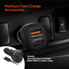 Gravity 15W Wireless Fast Charging Mount | Vent + Dashboard + Windshield | Black