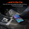 Hybrid 10W Dual USB Car + Wall Charger | Black