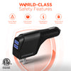 Hybrid 10W Dual USB Car + Wall Charger | Black