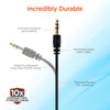 3.5mm Aux Audio Cable | 2ft | Black