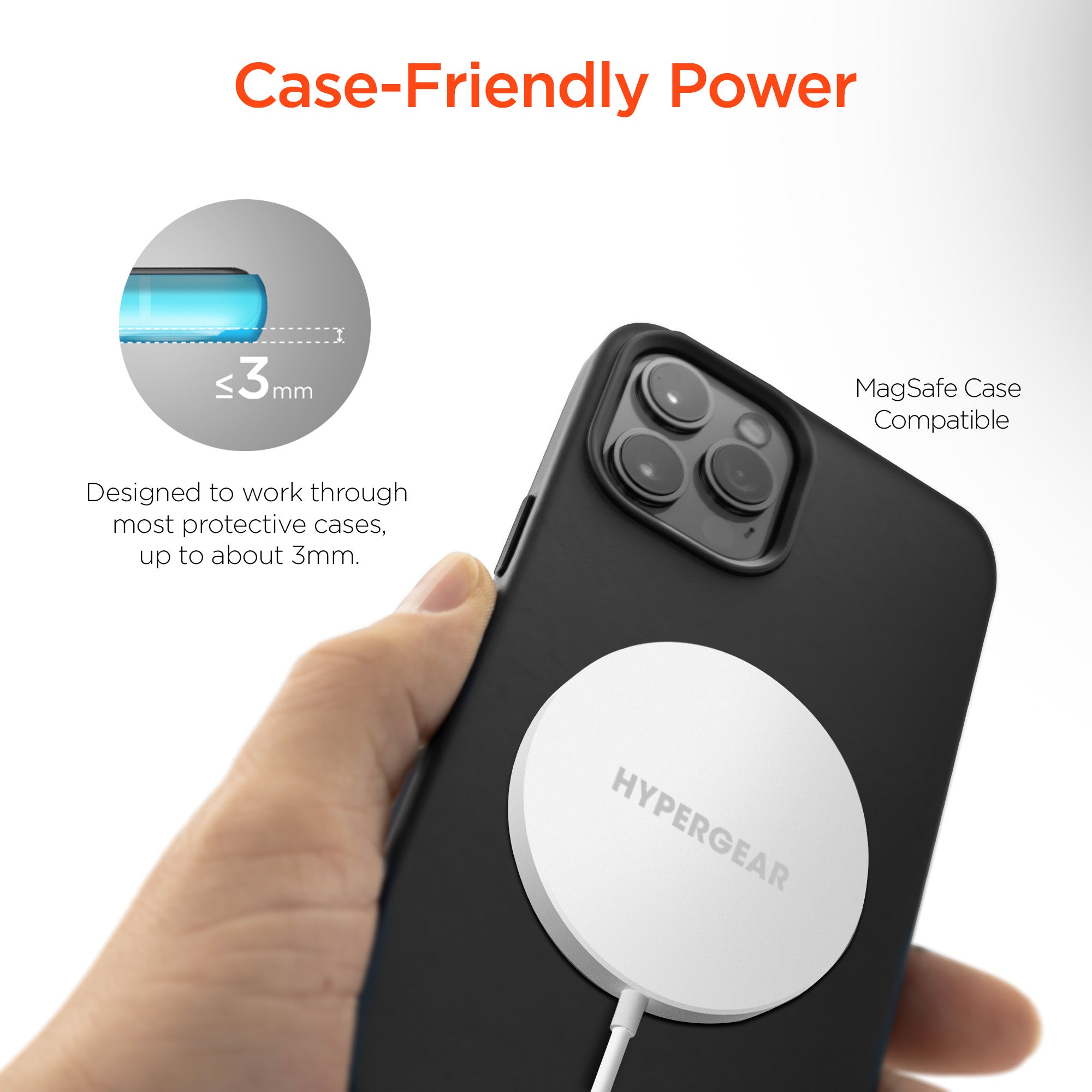 MagSafe Wireless Charger - iPhone 12 Charger | HyperGear HYPERGEAR MagSafe Wireless Charger - iPhone 12 Charger | HyperGear HYPERGEAR