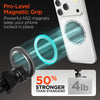 Mag Grip Pro Magnetic Phone Mount | Vent | Silver