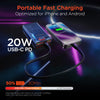 10,000mAh | ClearCharge Transparent Fast Charge Power Bank with 20W USB-C PD