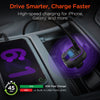 IntelliCast Road FM Transmitter Car Charger | Black