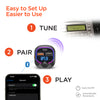 IntelliCast Road FM Transmitter Car Charger | Black