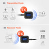IntelliCast Flight Wireless Audio Adapter | Transmitter + Receiver | Black