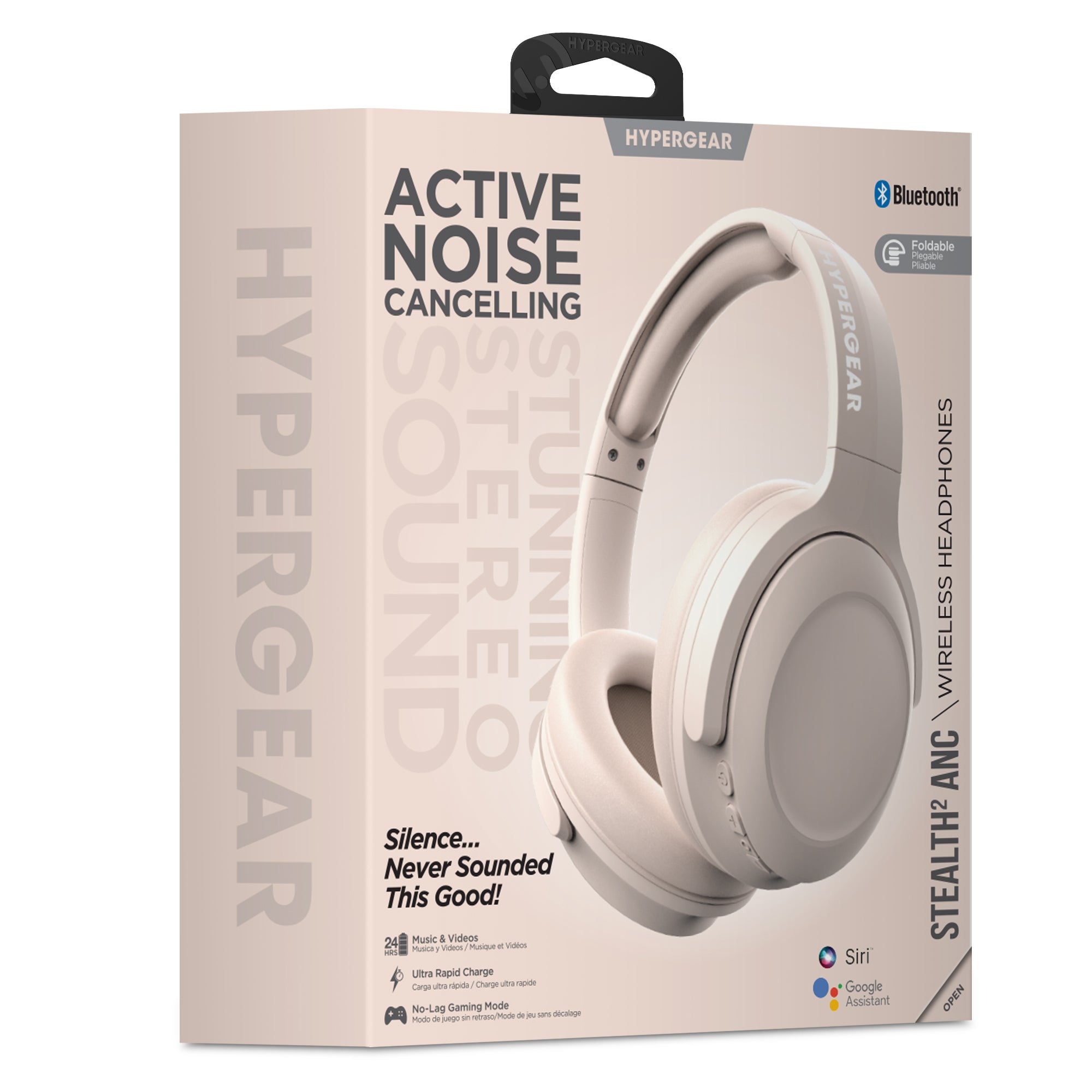 Stealth2 ANC Wireless Headphones | Bone