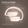 Stealth2 ANC Wireless Noise Cancelling Over-the-Ear Headphones | Bone