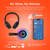 Wireless Audio Essentials Duo | Light-Up Speaker + Headphones | Black