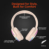 Wireless Audio Essentials Duo | Light-Up Speaker + Headphones | Nude