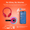 Wireless Audio Essentials Duo | Light-Up Speaker + Headphones | Red