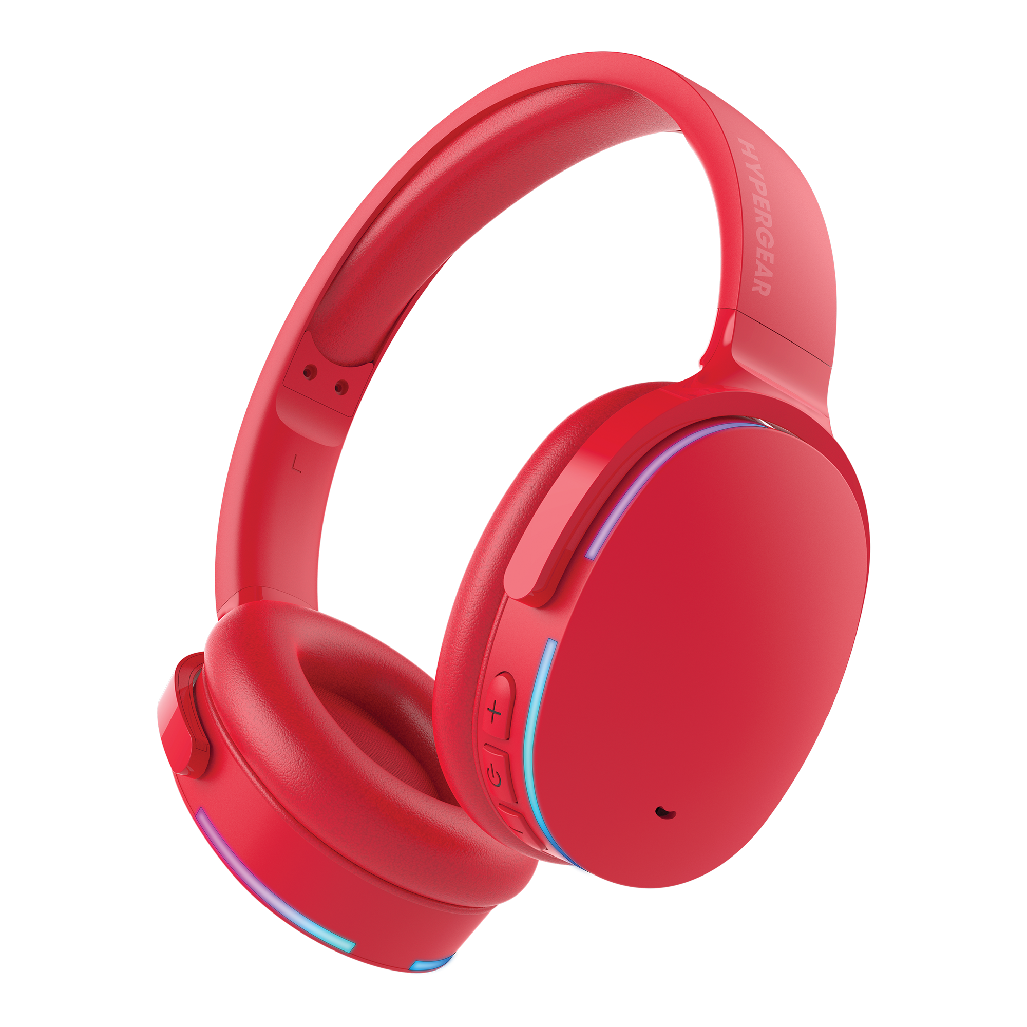 Wireless Audio Essentials Duo | Light-Up Speaker + Headphones | Red