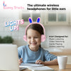 Bunny Tracks Wireless Light-Up Headphones | Pink