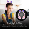 Bunny Tracks Wireless Light-Up Headphones | Pink