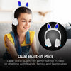 Bunny Tracks Wireless Light-Up Headphones | White